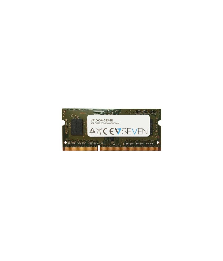V7 4GB DDR3 PC3-10600 1333MHz SO-DIMM módulo de memoria - V7106004GBS-SR - Imagen 1