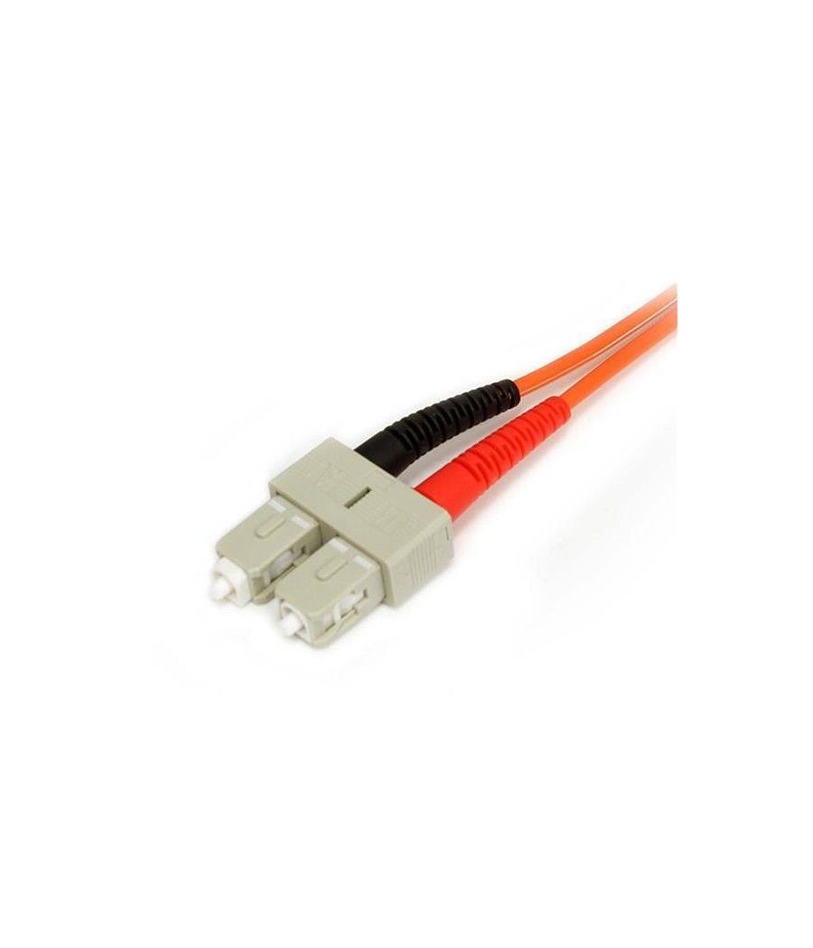 StarTech.com Cable de 3m Patch de Fibra Óptica Dúplex Multimodo 62,5/125 LC a SC - Imagen 4