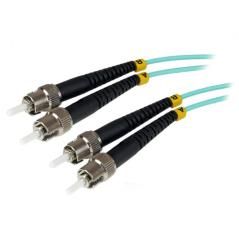 StarTech.com A50FBSTST1 cable de fibra optica 1 m ST OM3 Turquesa - Imagen 1