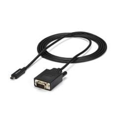 StarTech.com Cable Adaptador Conversor USB-C a VGA - 2m - 1920x1200 - Imagen 1