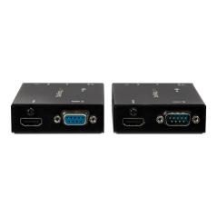 StarTech.com Extensor Alargador HDMI 4K por Cable Ethernet CAT5 con Extensión de Infrarrojos para Mando y Serie RS232 DB9 HDBase