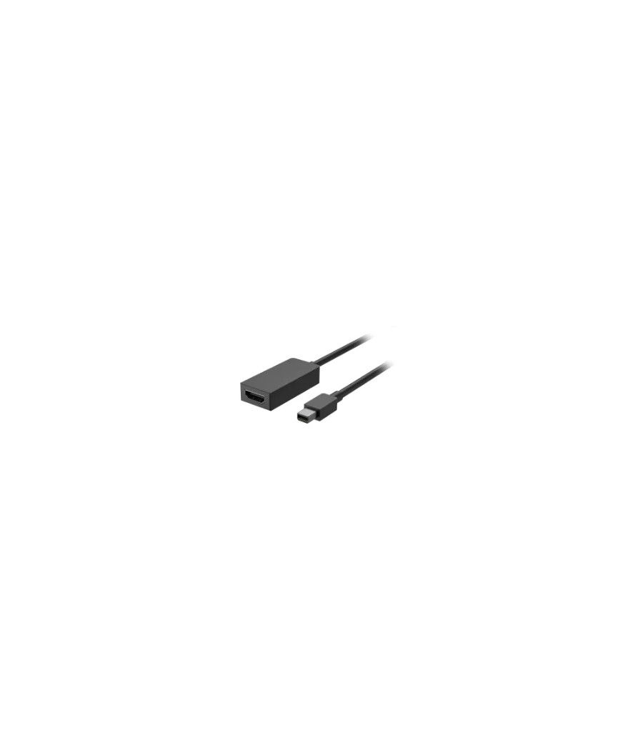 Microsoft EJU-00006 adaptador de cable de vídeo Mini DisplayPort HDMI Negro - Imagen 1
