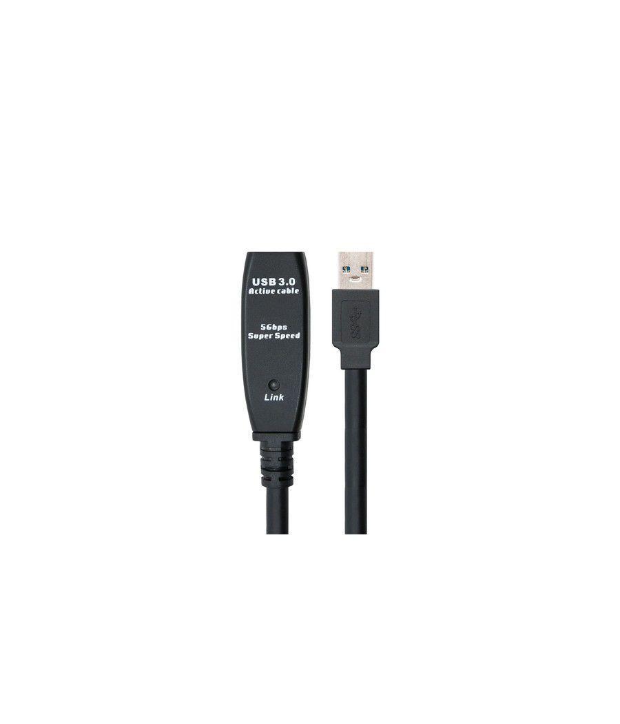Cable nanocable prolongador alargador usb 3.0 con amplificador tipo a - m - a - h 10m. - Imagen 2