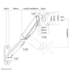 Neomounts by Newstar soporte de pared para tv - Imagen 17