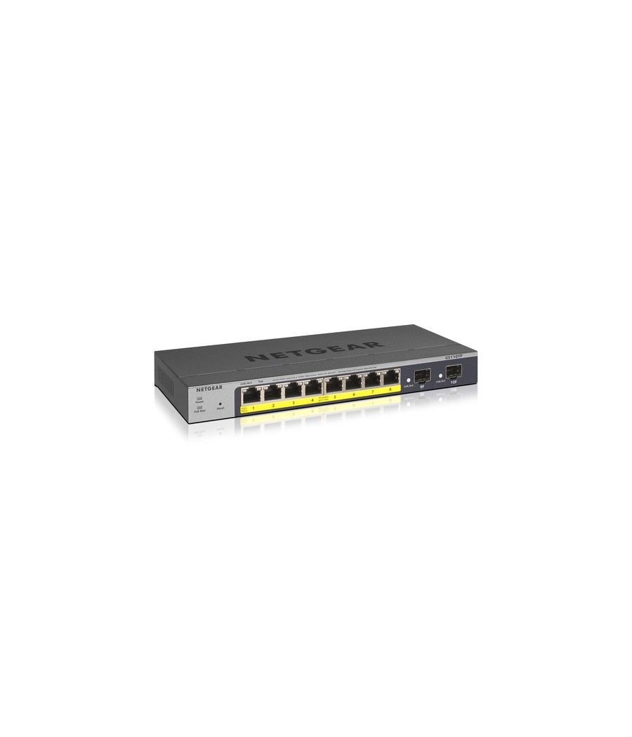 NETGEAR GS110TP Gestionado L2/L3/L4 Gigabit Ethernet (10/100/1000) Energía sobre Ethernet (PoE) Gris - Imagen 1