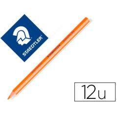 Lápices fluorescente staedtler triangular top star naranja caja de 12 unidades - Imagen 1