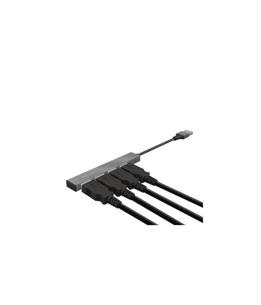 Hub usb 2.0 trust halyx/ 4 puertos usb - Imagen 3