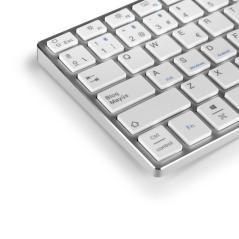 Teclado compacto inalámbrico por bluetooth subblim advance compact/ plata - Imagen 5