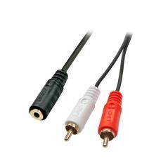 0.5m dispport 1.2 cable, black line - Imagen 1