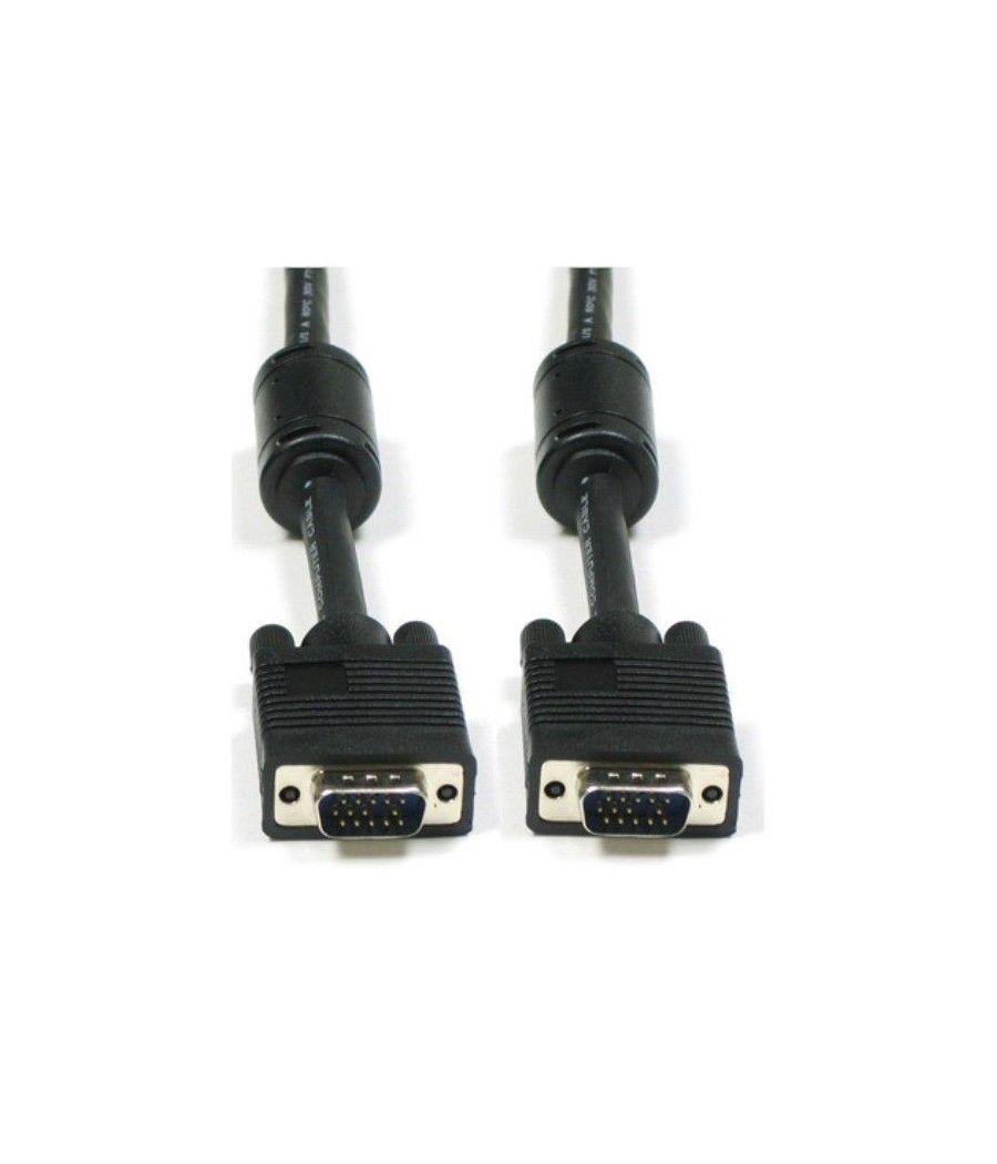 Cable svga 3go cvga15mm/ vga macho - vga macho/ 15m/ negro - Imagen 1