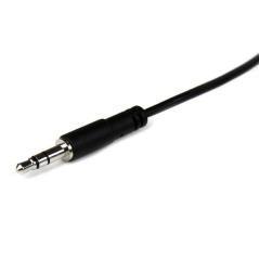 StarTech.com Cable de 2m de Extensión Alargador de Auriculares Mini-Jack 3,5mm Estéreo Macho a Hembra - Delgado - Imagen 3