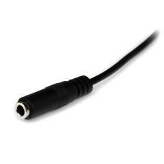 StarTech.com Cable de 2m de Extensión Alargador de Auriculares Mini-Jack 3,5mm Estéreo Macho a Hembra - Delgado - Imagen 4