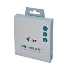 i-tec Metal USB-C HUB 3 Port + Gigabit Ethernet Adapter - Imagen 5