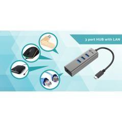 i-tec Metal USB-C HUB 3 Port + Gigabit Ethernet Adapter - Imagen 8
