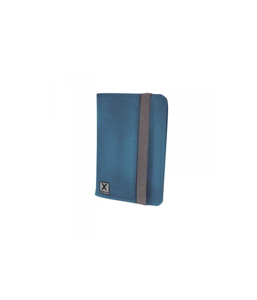 Funda Universal Tablet 7'' Nylon Azul + Soporte Approx - Imagen 1