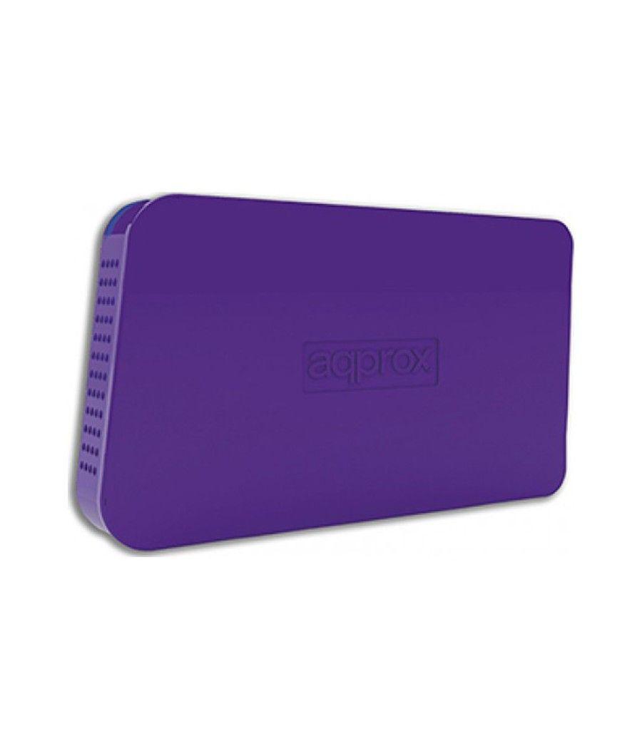 Caja Externa Usb 2.5'' Sata 3.0 Morado Approx - Imagen 1