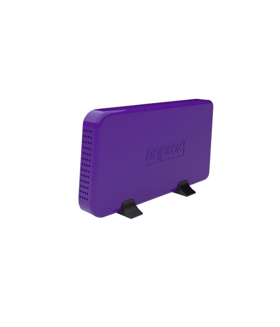 Caja Externa Usb 3.5'' Sata Morado Approx - Imagen 1