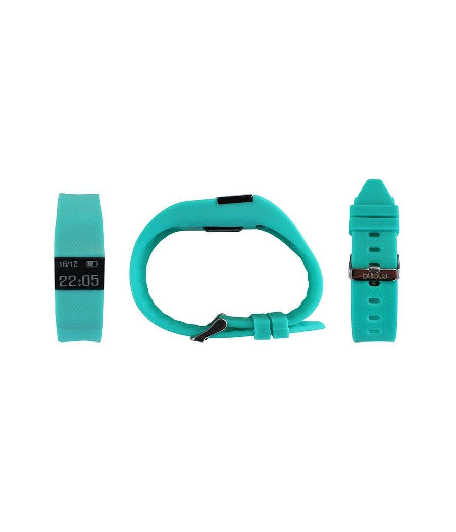Pulsera Smart Turquesa + Pulsometro Billow - Imagen 1