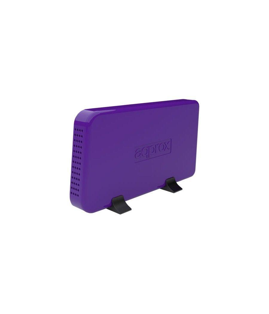 Caja Externa Usb 3.5'' Sata 3.0 Morado Approx - Imagen 1