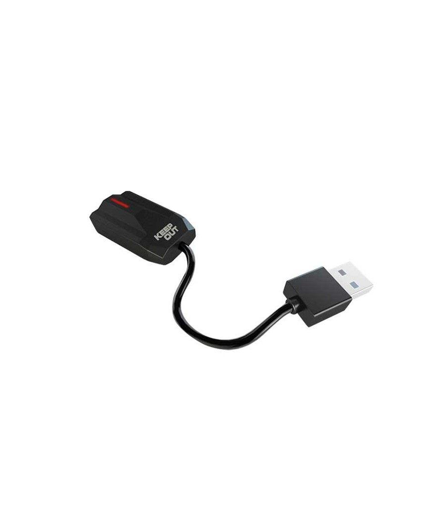 Tarjeta Sonido Gaming 7.1 Usb Keepout - Imagen 1