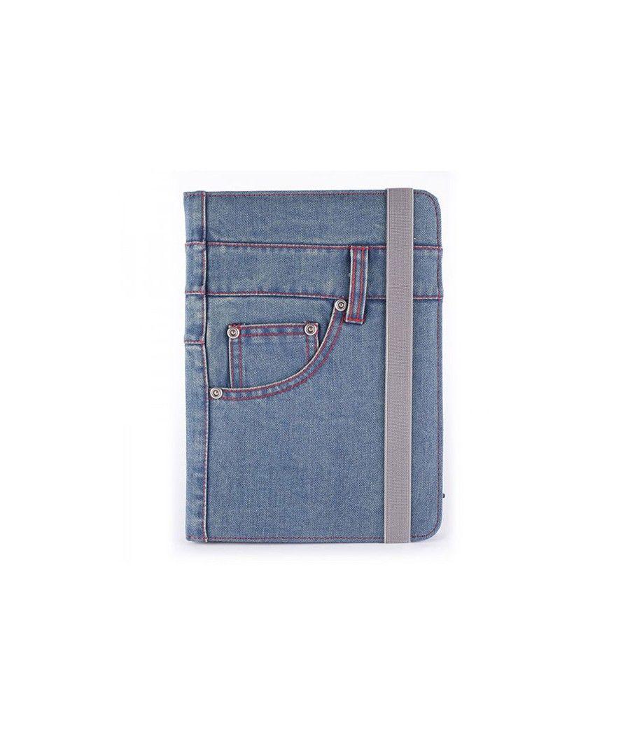 Funda Universal Tablet 9'' A 10.1'' Nylon Azul Jeans Approx - Imagen 1