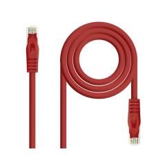 Cable De Red Latiguillo Rj45 Utp Cat6a Awg24 1 M Rojo Nanocable - Imagen 1
