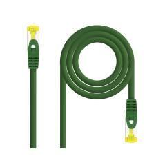 Cable De Red Latiguillo Rj45 Sftp Cat6a Awg26 1 M Verde Nanocable - Imagen 1