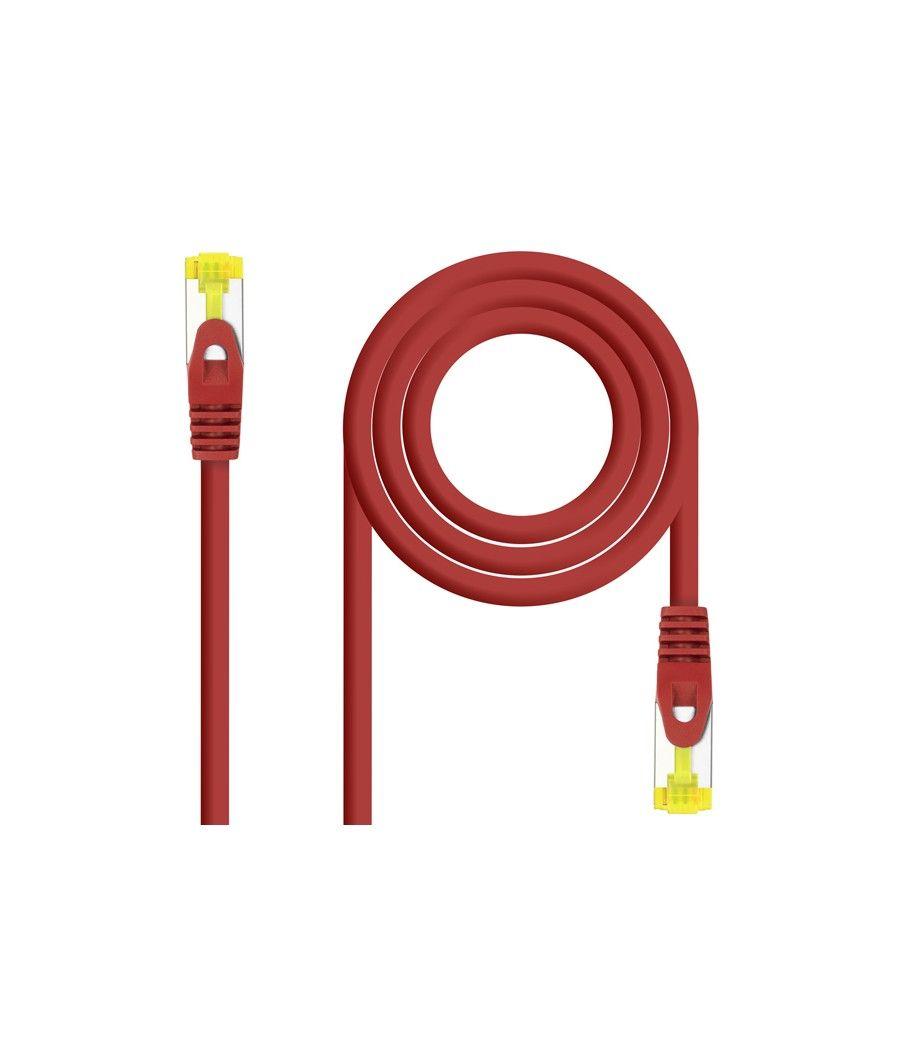 Cable De Red Latiguillo Rj45 Sftp Cat6a Awg26 1 M Rojo Nanocable - Imagen 1