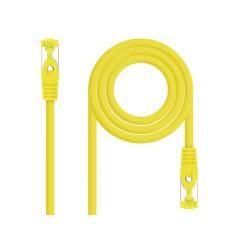 Cable De Red Latiguillo Rj45 Sftp Cat6a Awg26 1 M Amarillo Nanocable - Imagen 1