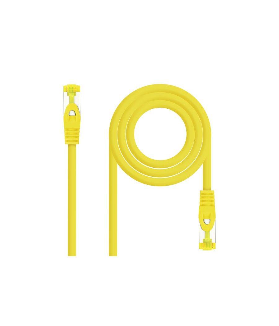 Cable De Red Latiguillo Rj45 Sftp Cat6a Awg26 1 M Amarillo Nanocable - Imagen 1