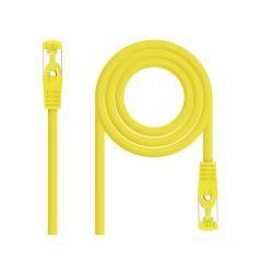 Cable De Red Latiguillo Rj45 Sftp Cat6a Awg26 2 M Amarillo Nanocable - Imagen 1