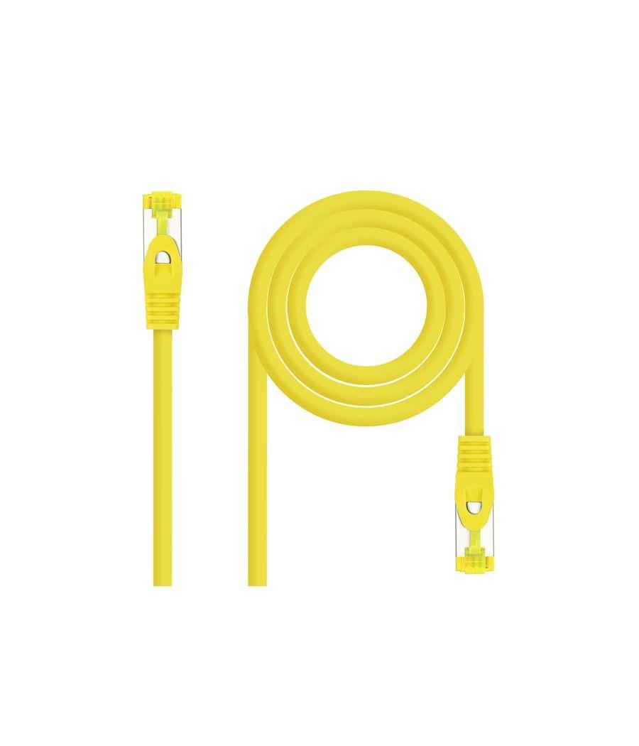 Cable De Red Latiguillo Rj45 Sftp Cat6a Awg26 3 M Amarillo Nanocable - Imagen 1