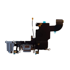 Repuesto Flex Conector De Carga Space Grey Iphone 6s - Imagen 1