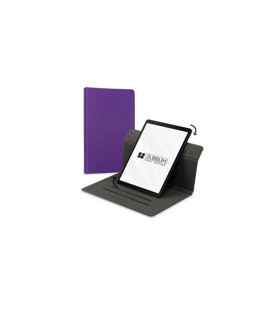 Funda Tablet Rotate 360 Samsung Tab A T510/515 10.1'' Morado Subblim - Imagen 1