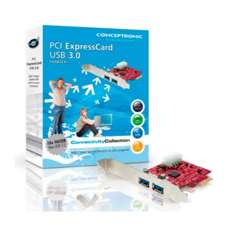 CONTROLADORA CONCEPTRONIC 2P USB 3.0 PCI EXPRESS C05-135 - Imagen 1