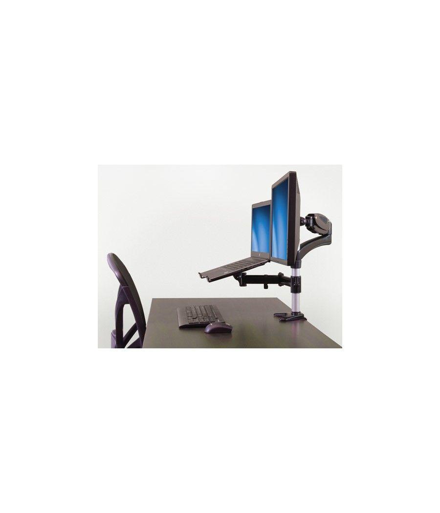 StarTech.com Brazo para un Monitor - Base para Ordenador Portátil con Ajuste de Altura de un Toque - Imagen 6