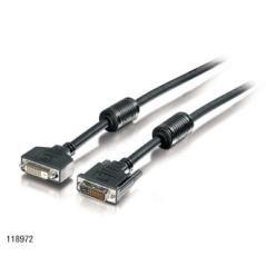 CABLE ALARGO DVI EQUIP DUAL LINK MACHO - HEMBRA 3M CON FERRITAS 118973 - Imagen 1