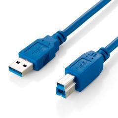CABLE USB 3.0 EQUIP TIPO A MACHO - B MACHO 1M 128291 - Imagen 1