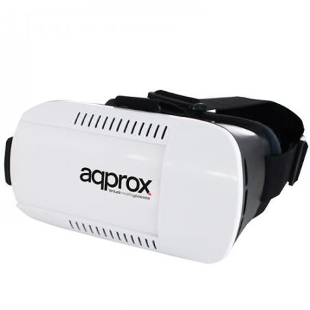 GAFAS DE REALIDAD VIRTUAL APPROX APPVR01 COMPATIBLE CON SMARTPHONES DE 3.5?- 6? SBS 3D, VR Y 360º - Imagen 1