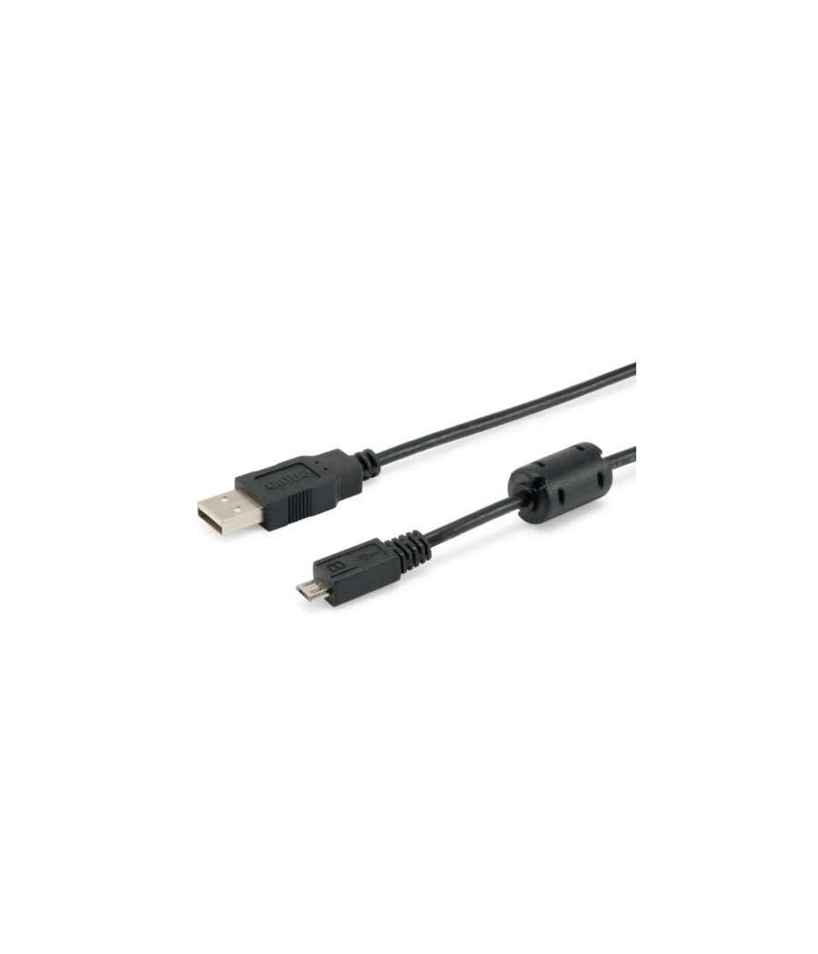 CABLE USB 2.0 EQUIP TIPO A - MICRO USB B 1M CON FERRITA 128596 - Imagen 1