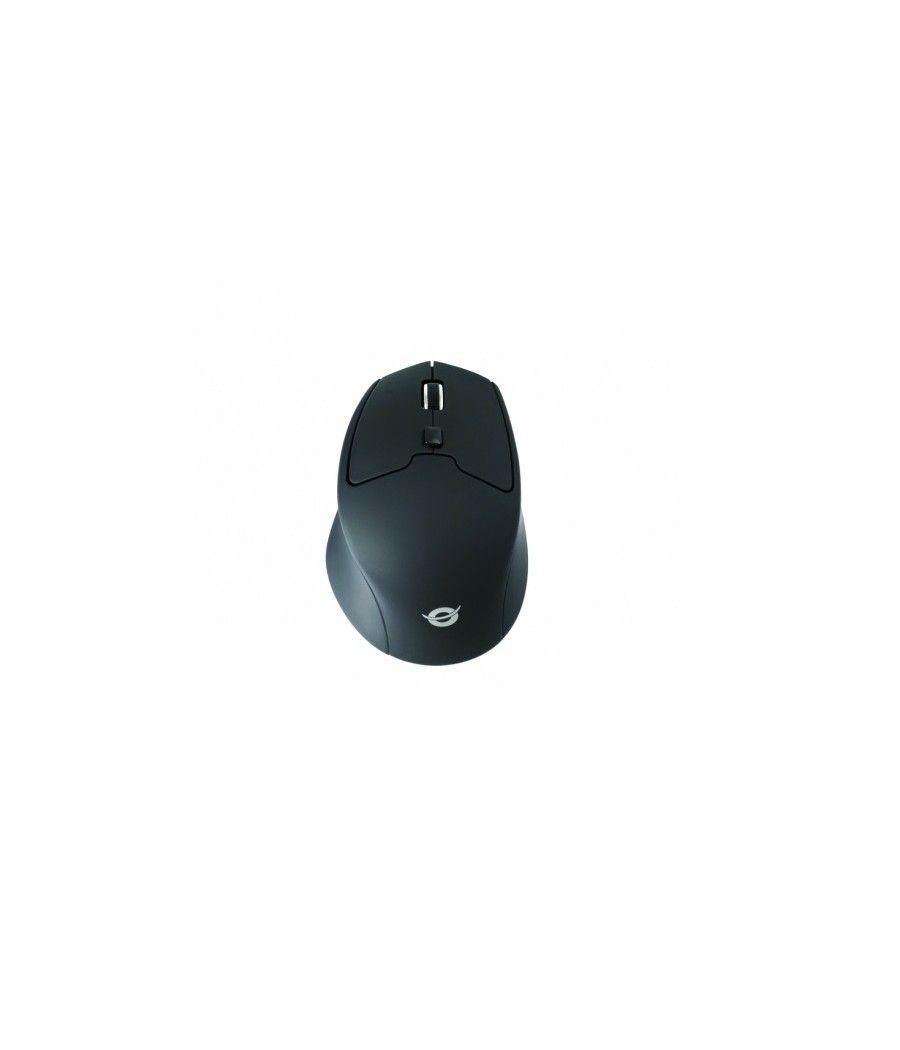 MOUSE CONCEPTRONIC LORCAN02 ERGO BLUETOOH 6 BOTONES 1600DPI COLOR NEGRO - Imagen 1