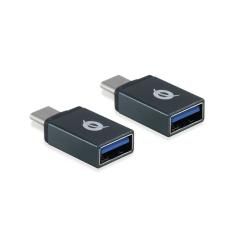 ADAPTADOR USB-C 3.1 MACHO A USB 3.0 TIPO A HEMBRA OTG 5GB/S PACK 2 UDS - Imagen 1