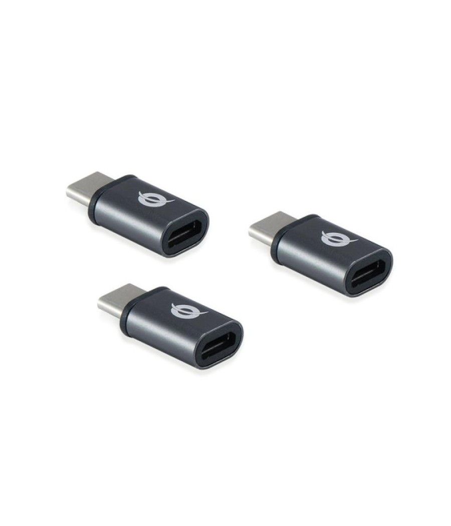 ADAPTADOR USB-C 3.1 MACHO A MICRO USB HEMBRA OTG PACK 3 UDS - Imagen 1
