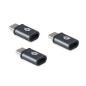 ADAPTADOR USB-C 3.1 MACHO A MICRO USB HEMBRA OTG PACK 3 UDS