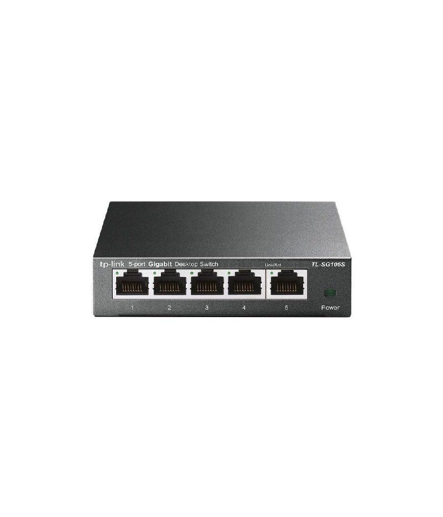SWITCH NO GESTIONABLE TP-LINK SG105S 5P GIGA CARCASA METALICA NO RACK - Imagen 1
