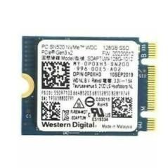 DISCO DURO M.2 128GB WESTERN DIGITAL SN520 NVMe PCIe 3.0 NVMe OEM (procedente de ampliacion de portatiles nuevos) - Imagen 1