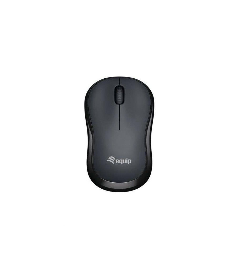 MOUSE INLAMBRICO EQUIP COMFORT WIRELESS MOUSE 1200DPI COLOR NEGRO - Imagen 1