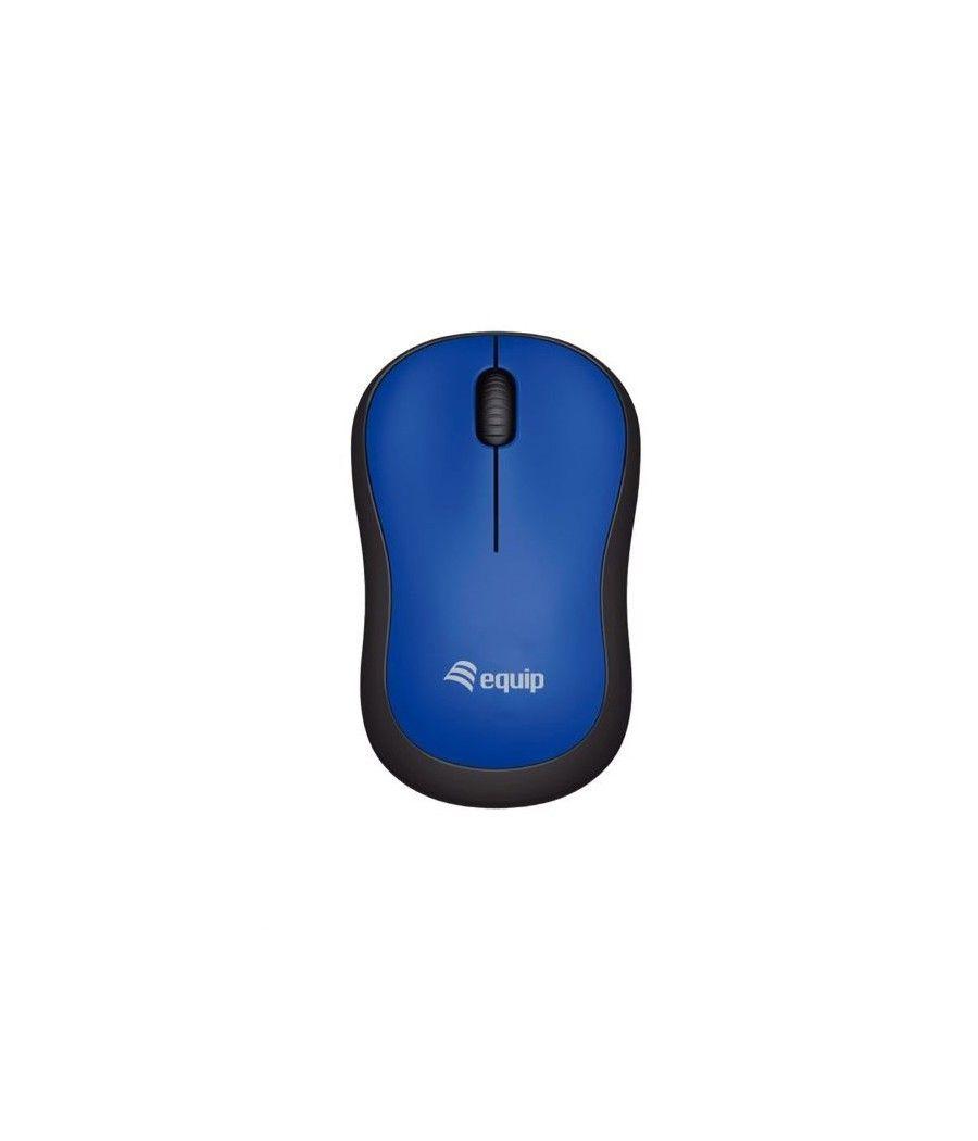 MOUSE INALAMBRICO EQUIP COMFORT WIRELESS MOUSE 1200DPI COLOR AZUL - Imagen 1