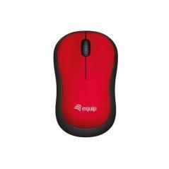 MOUSE INALAMBRICO EQUIP COMFORT WIRELESS MOUSE 1200DPI COLOR ROJO - Imagen 1