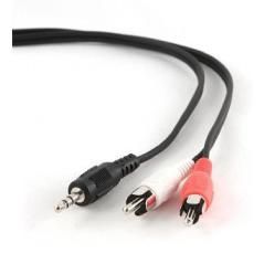CABLE AUDIO GEMBIRD CONECTOR 3,5MM A RCA 1,5M - Imagen 1